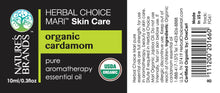 Load image into Gallery viewer, Herbal Choice Mari Organic Cardamom Essential Oil; 0.3floz Glass
