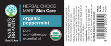 Load image into Gallery viewer, Herbal Choice Mari Organic Peppermint Essential Oil; 0.3floz Glass
